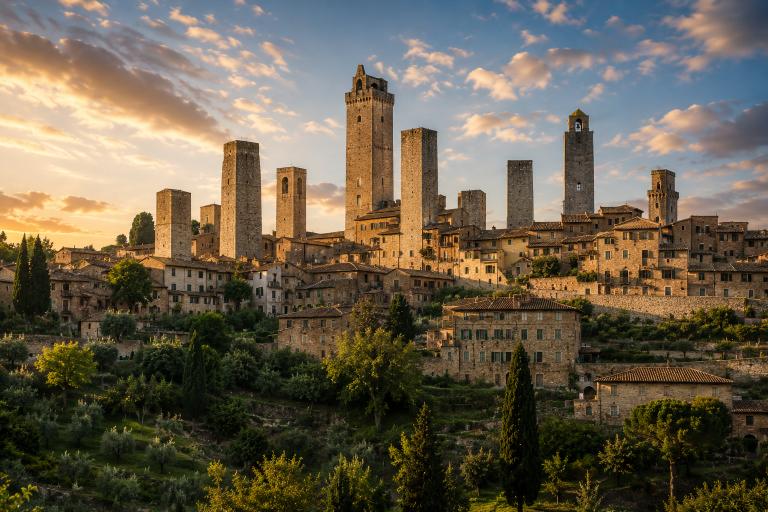 San Gimignano torens Toscane