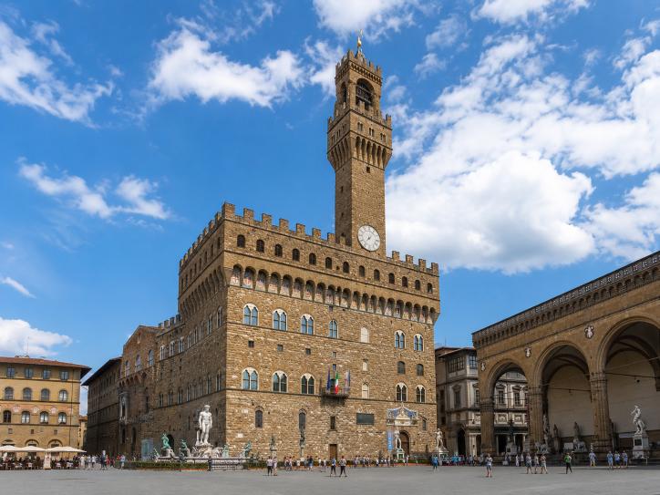 Palazzo Vecchio en Piazza della Signoria