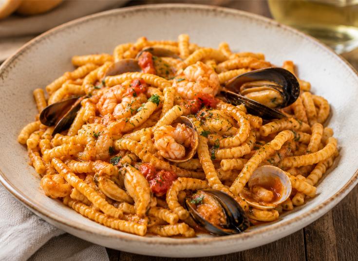 Passatelli al sugo di pesce Marche