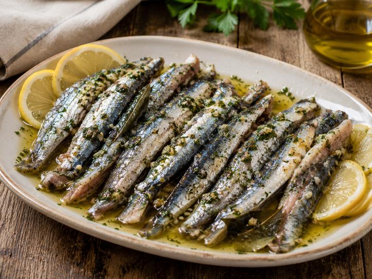 Sardinette marinate — gemarineerde sardines